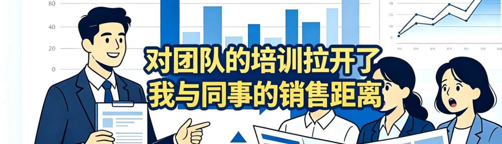 《对团队的培训，拉开了我与同事的销售距离》插图